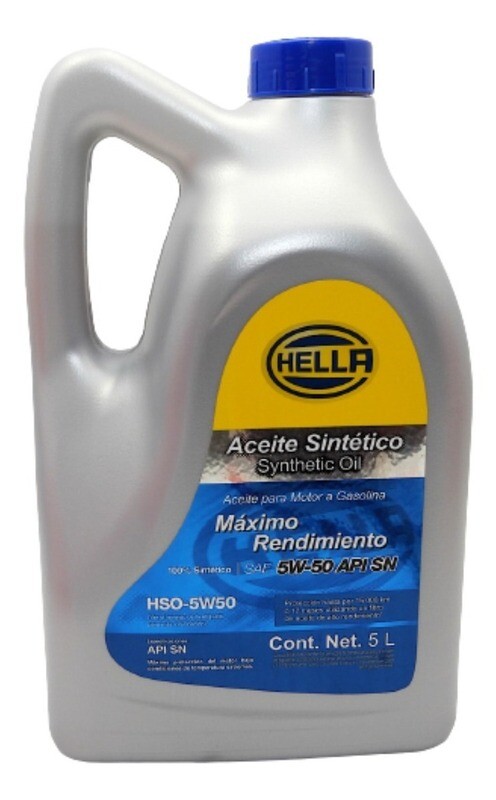 ACEITE SINTETICO 5W50 5L HELLA