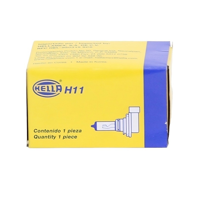 FOCO H11 12v 55w PGJ 19-2 BASE ESCUADRA