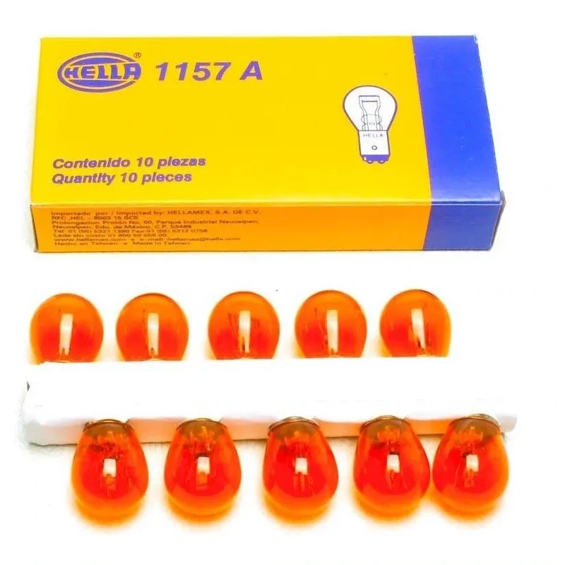 FOCO 1157A 12V 27/9W AMBAR