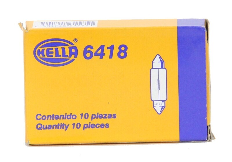 FOCO 6418 12V 5W S8.5 TUBULAR