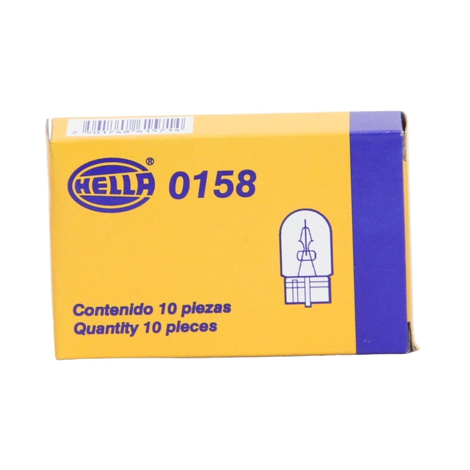 FOCO HELLA 0158 12V 3W T10 W2.1X9.5D WE*