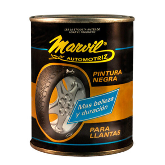 PINTURA NEGRA LLANTAS MARVIL