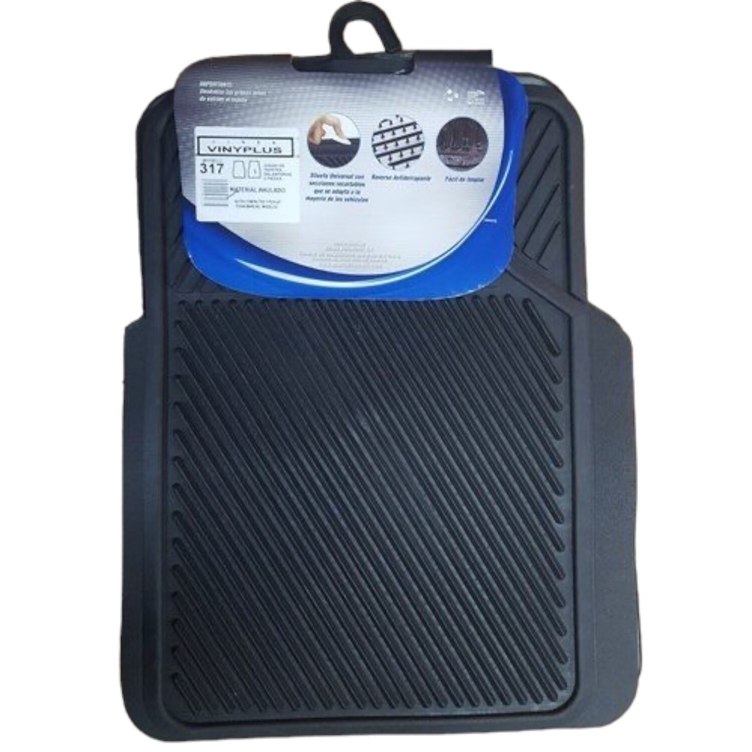 TAPETE VINYPLUS 317 AHULADO 2PZAS