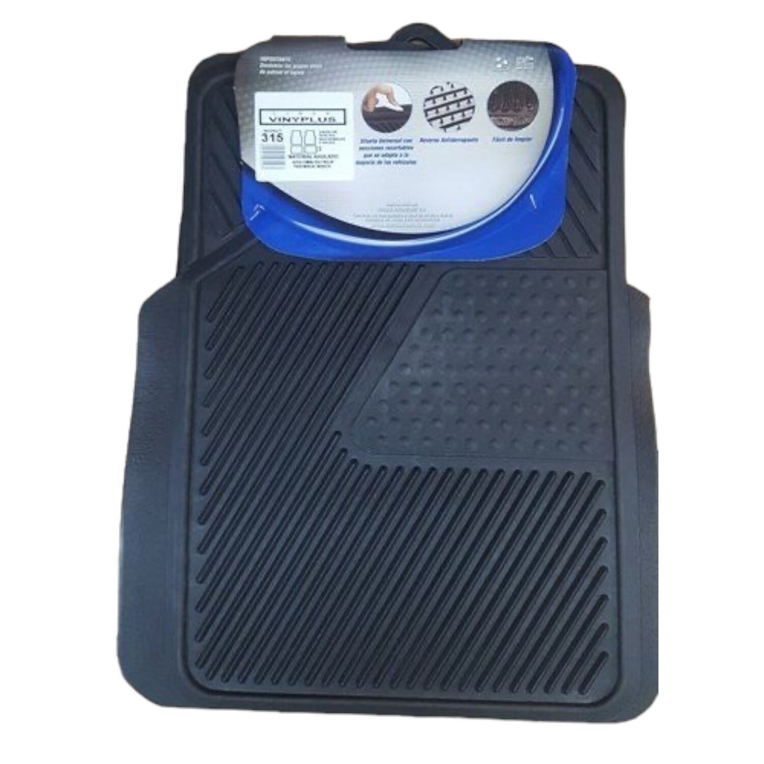 TAPETE VINYPLUS 315 AHULADO 4 PZAS