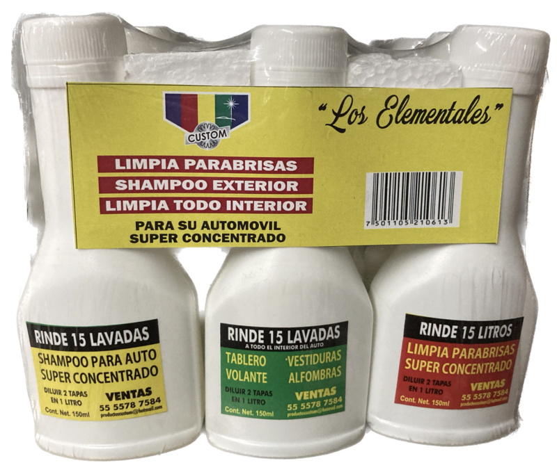 LIMPIEZA CUSTOM 3PZAS