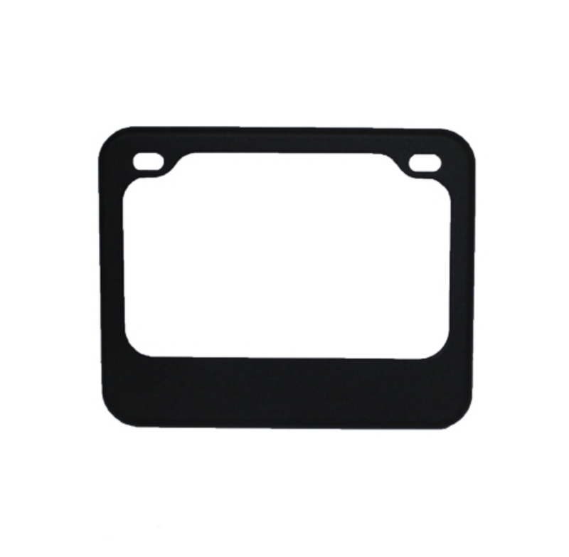 PORTA PLACA MOTO NEGRO METAL CH A/E