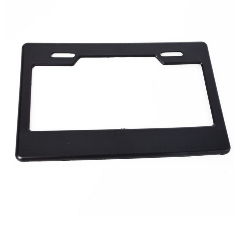 PORTA PLACA MOTO NEGRO METAL GDE A/E