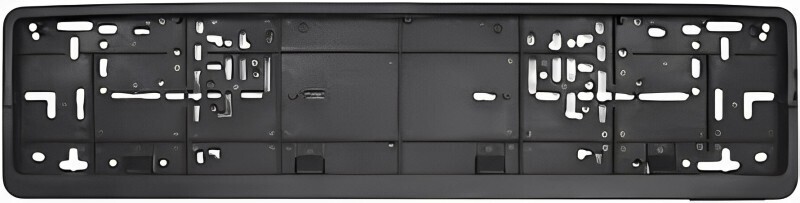 PORTA PLACA EURO NEGRO UNIVERSAL BRONX