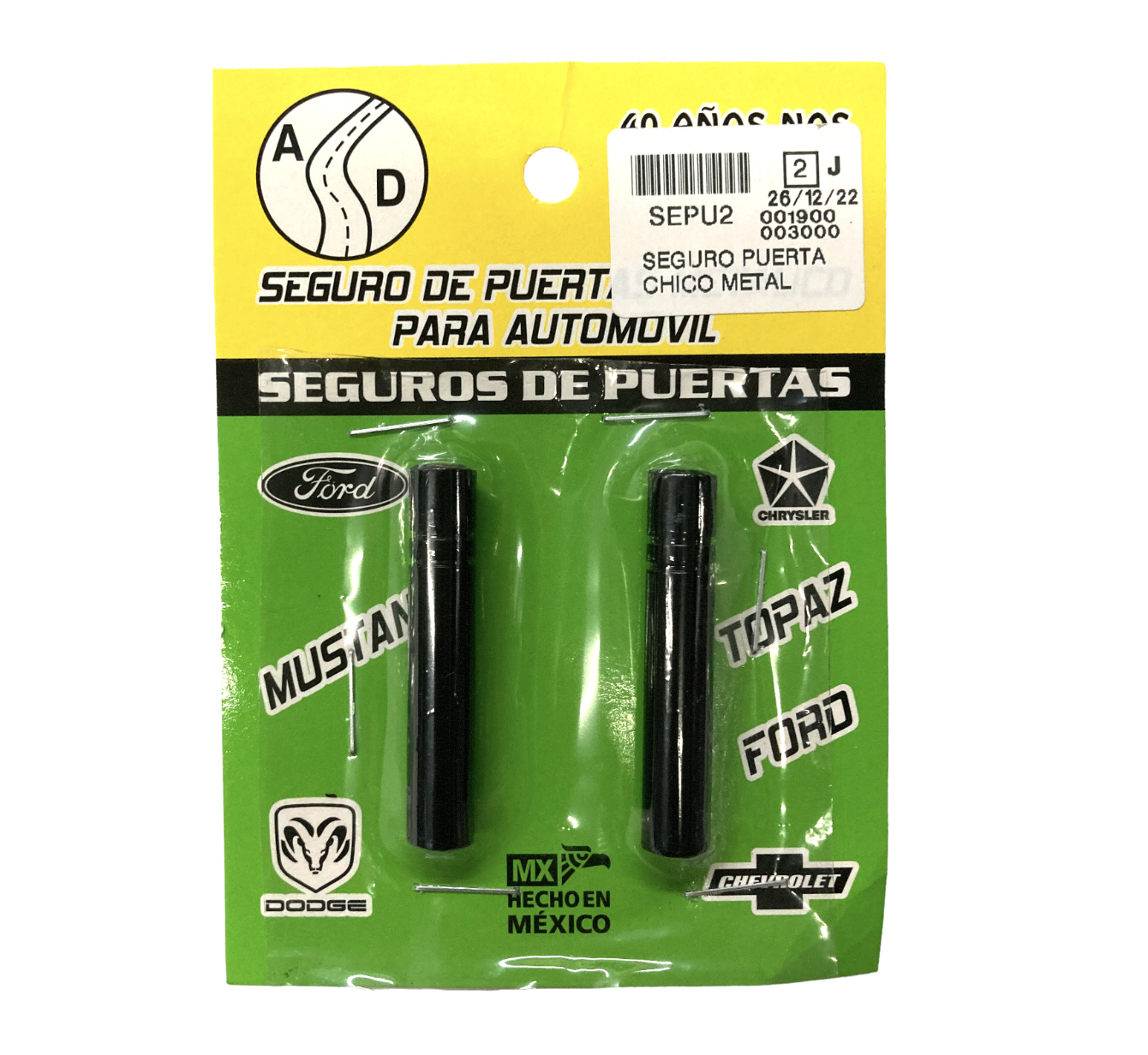 SEGURO PUERTA CHICO METAL