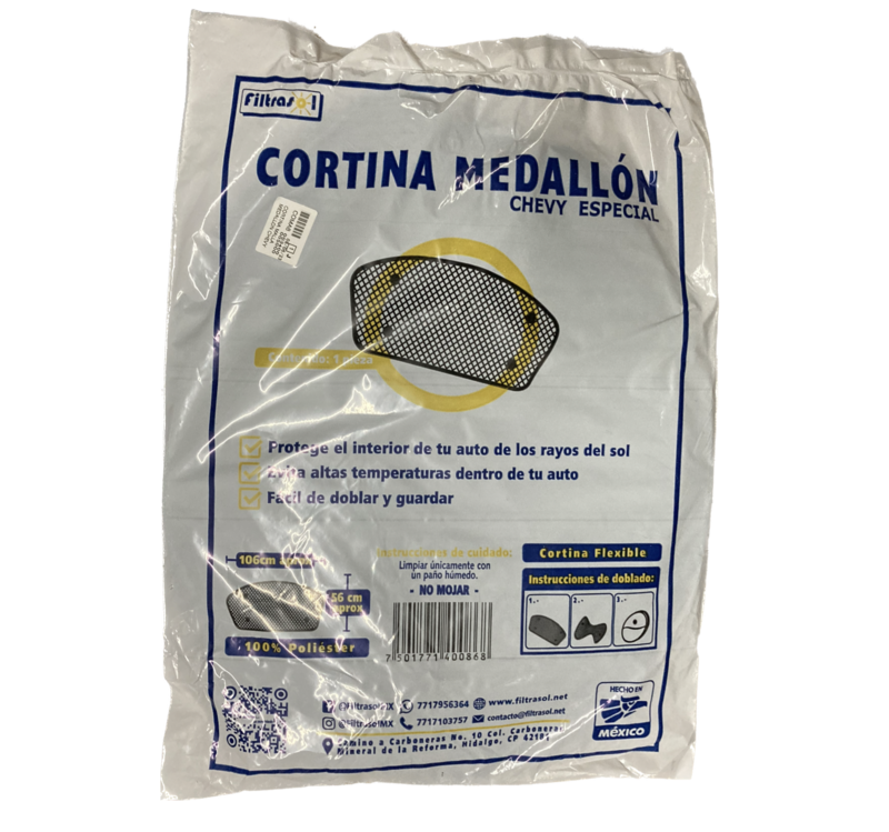 CORTINA MALLA MEDALLON CHEVY