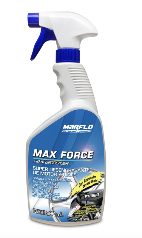 MAX FORCE DESENGRASANTE DE MOTOR 960ml MARFLO