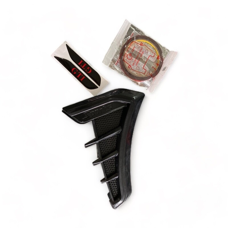 ESQUINERO DE SALPICADERA B NEGRO GTI