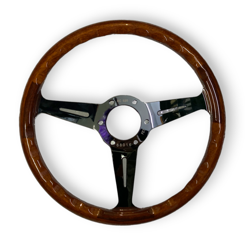 VOLANTE MADERA T/NARDI ALUMINIO