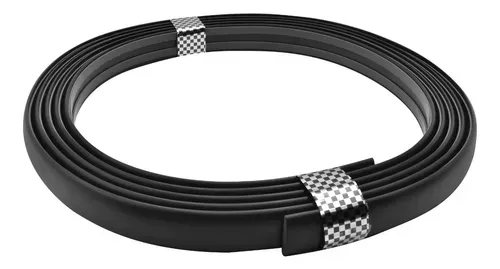 MOLDURA CHEVY 4m NEGRA