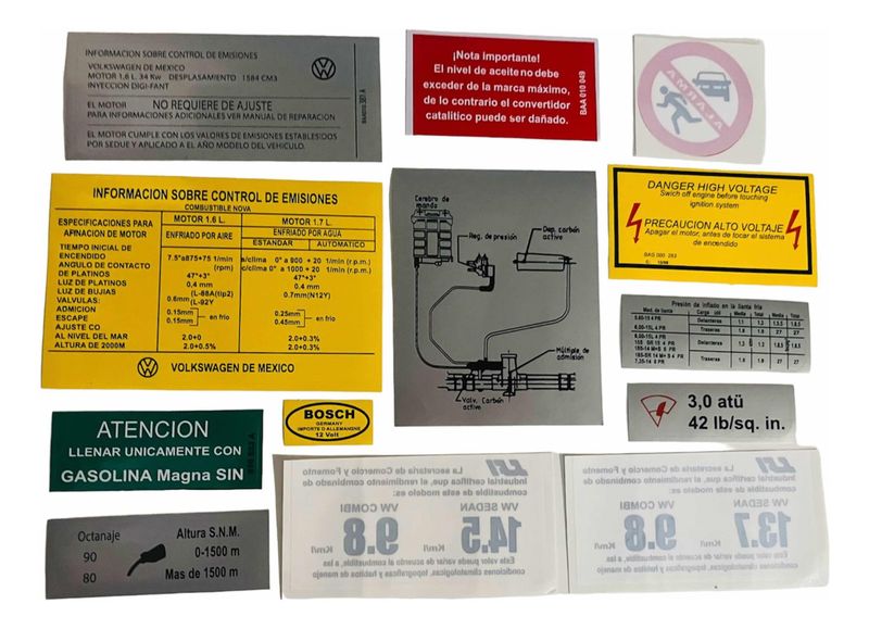 KIT CALCA ORIGINAL VW