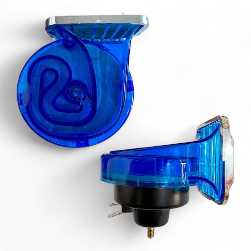 CLAXON CARACOL METALIZADO