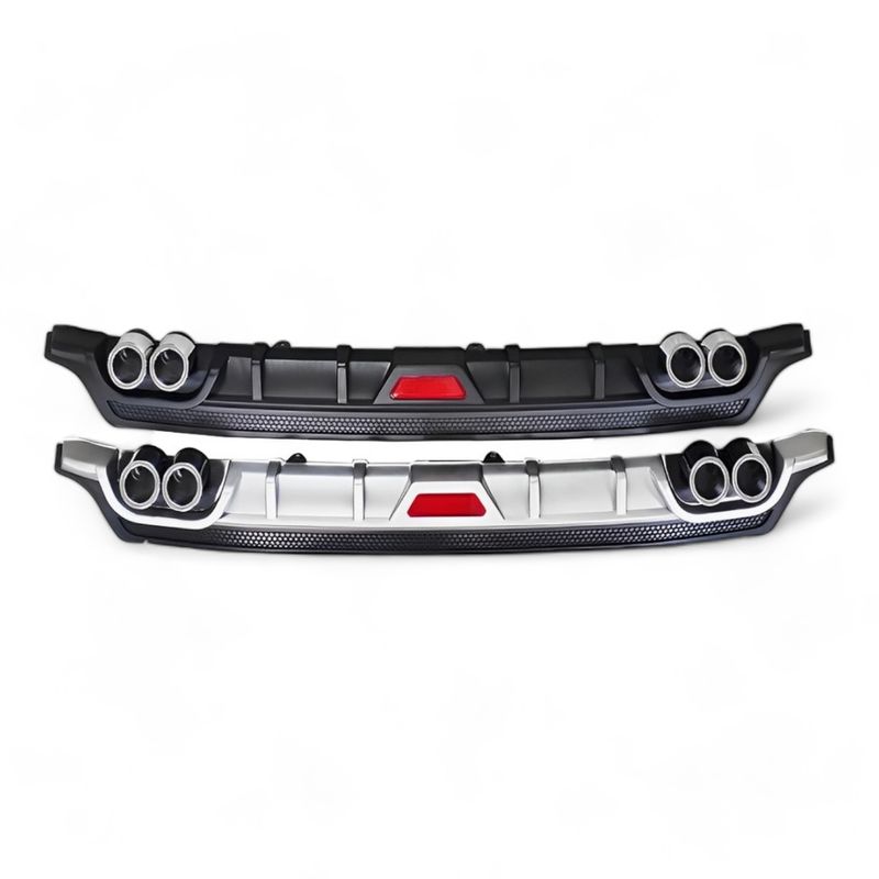 DIFUSOR TRASERO NEGRO/PLATA