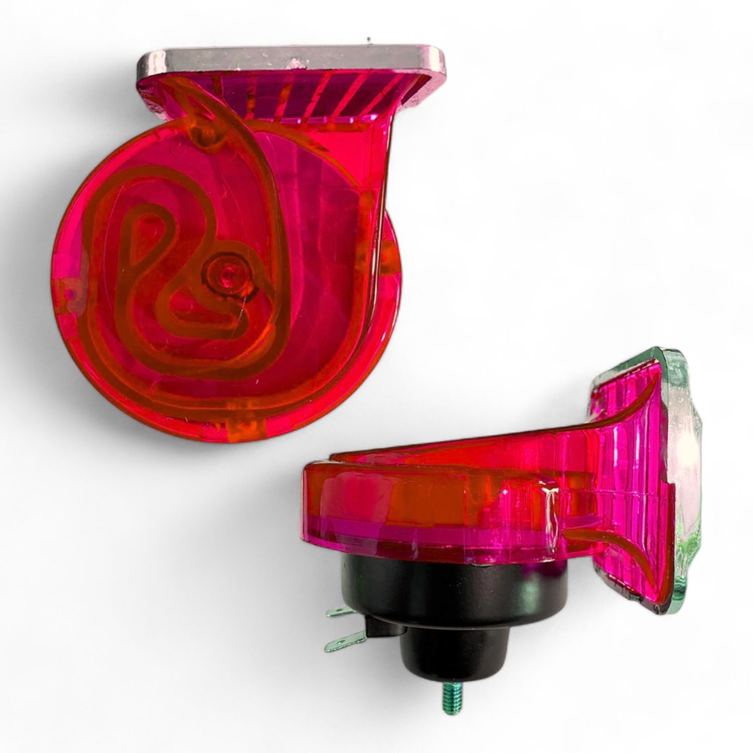 CLAXON CARACOL METALIZADO