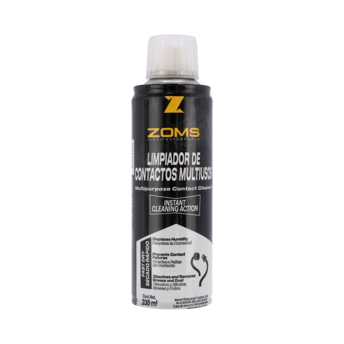 LIMPIADOR DE CONTACTOS 235ML ZOMS