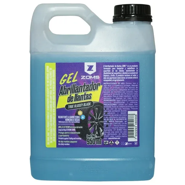 ABRILLANTADOR DE LLANTAS GEL 950ML