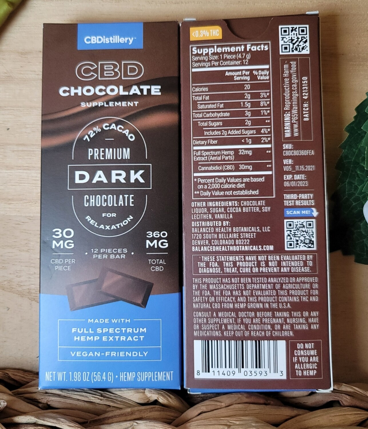 CBDISTILLERY CHOCOLATE