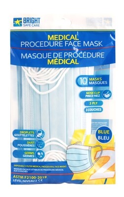 Procedural Masks  | Level 2 / Blue / Pack of 10