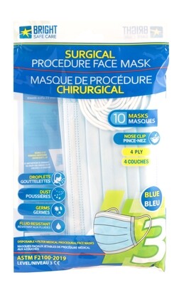 Procedural Masks | Level 3 / Blue / Pack of 10