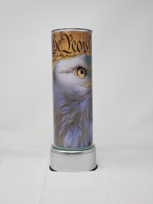 20 Oz Skinny Tumbler - We The People Eagle 20 Oz Skinny Tumbler - We The People Eagle