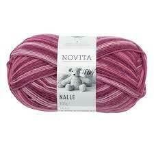 Bas : Nalle mauve rose