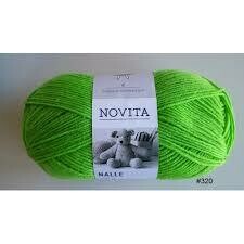 Bas : Nalle - green fluo