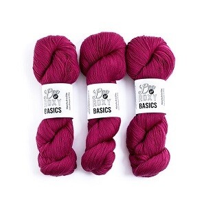Basic sock - Raspberry Ripple
