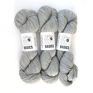 Basic sock - Heather -  Silver
