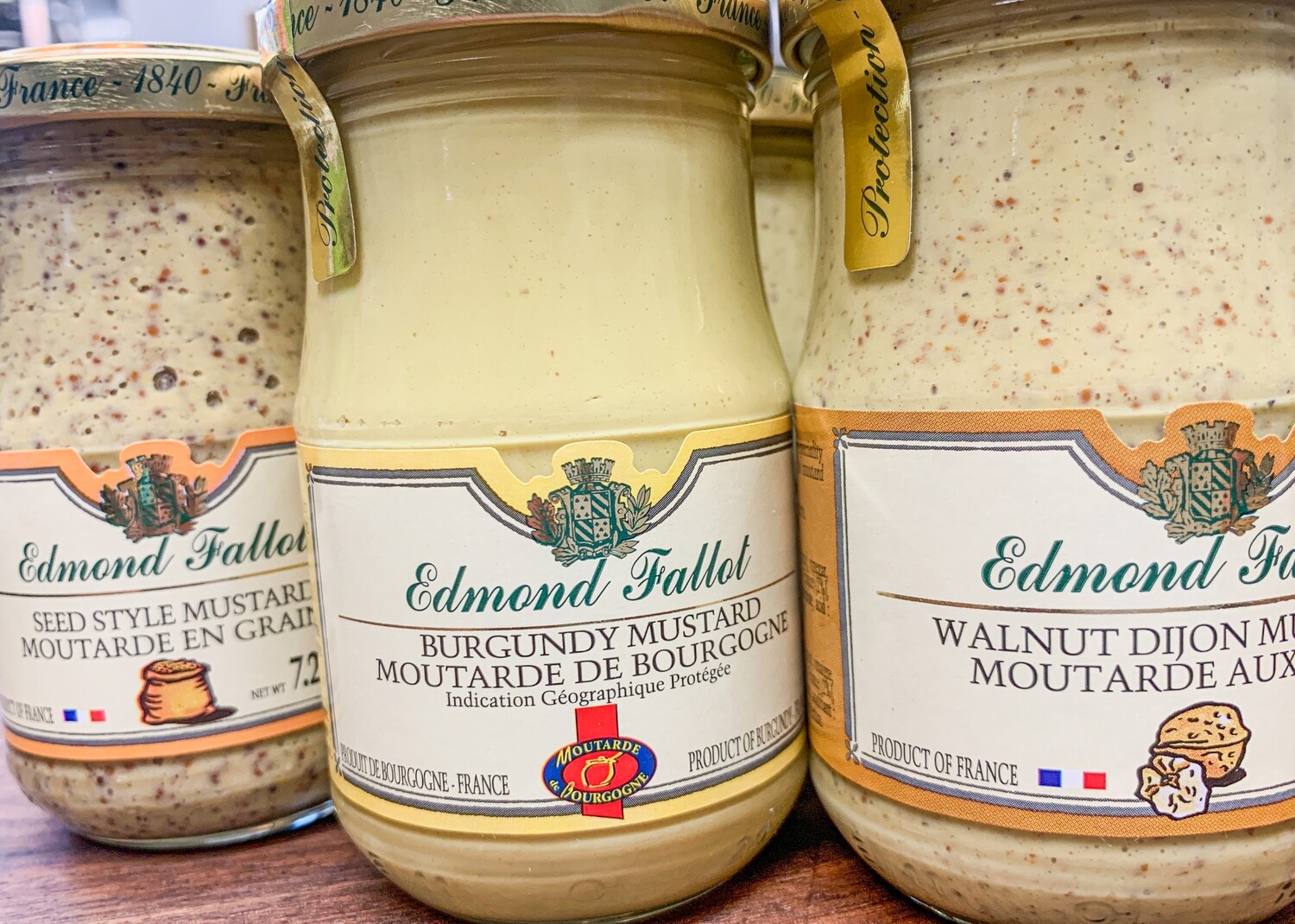 Edmond Fallot Dijon Mustard w/Burgundy Wine, 7.4oz