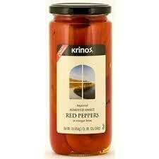 Roasted Red Bell Peppers, Krinos, 1#