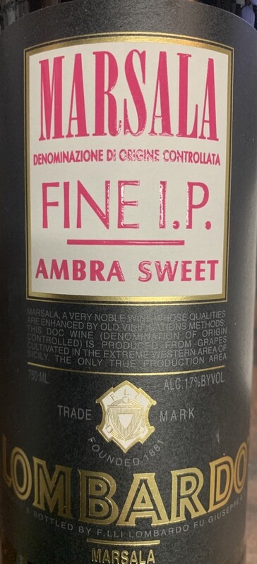 Lombardo Marsala Ambra Sweet Fine I.P.