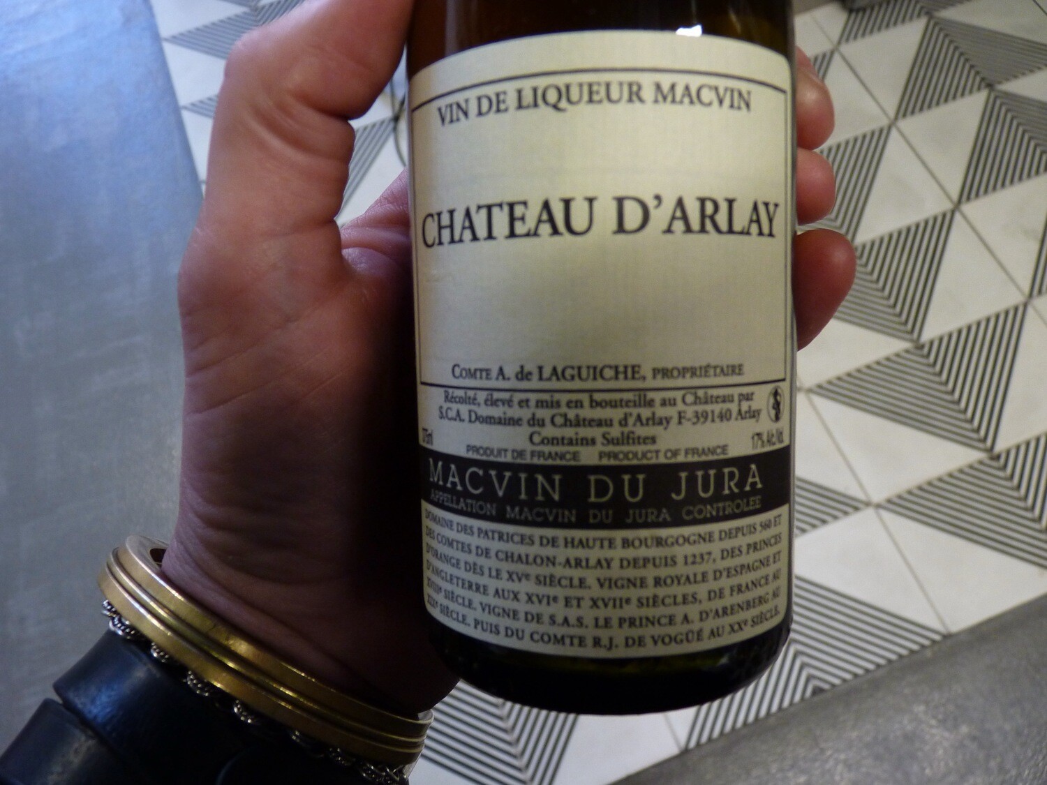 Chateau d&#39;Arlay Macvin du Jura Blanc N/V 375ml