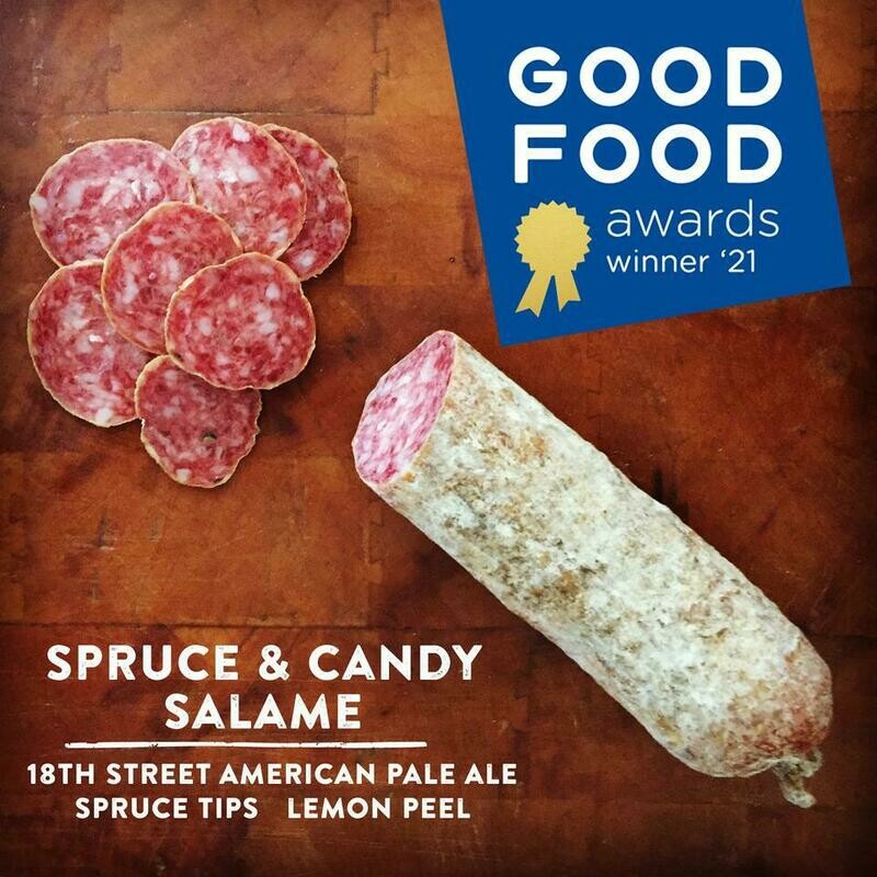 Spruce and Candy Salame, Smoking Goose-