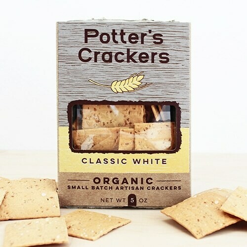 Classic White Crackers-Potter&#39;s Organics-5oz