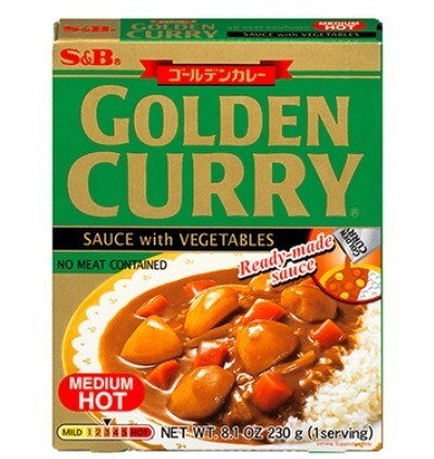 Golden Curry, Medium Hot-8.1oz