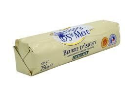 Beurre (unsalted) Rouleaux, Isigny-250g