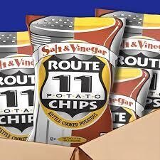 Salt n Vinegar Potato Chips, Route 11