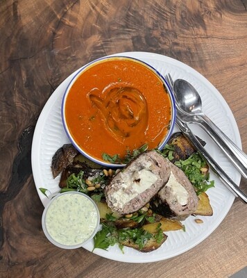 Feta Stuffed Lamb Patty, FS-6oz