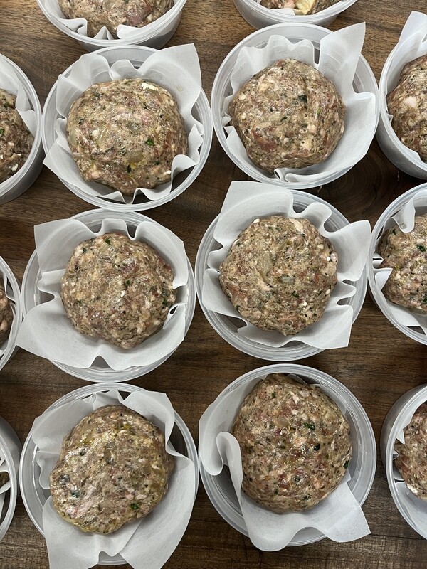 Feta Stuffed Lamb Patty, FS-6oz