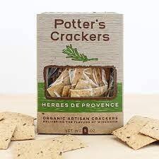 Herbes de Provence Crackers, Potter&#39;s Organic