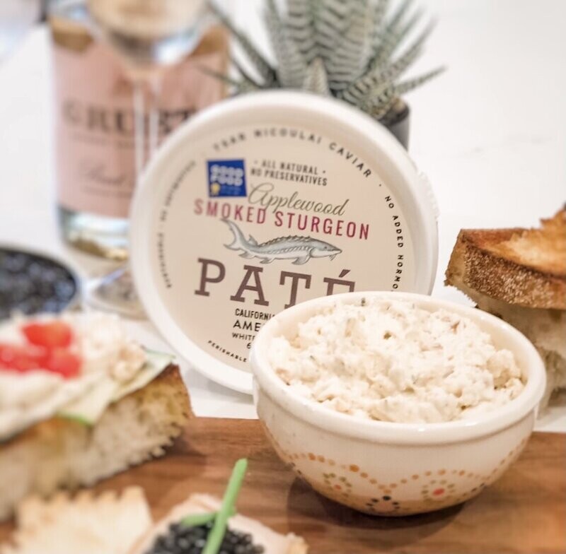 Smoked Sturgeon Pâté, Tsar Nicoulai-6oz