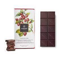 Amedei Mandorle, Dark Chocolate w/Red Fruit-50g
