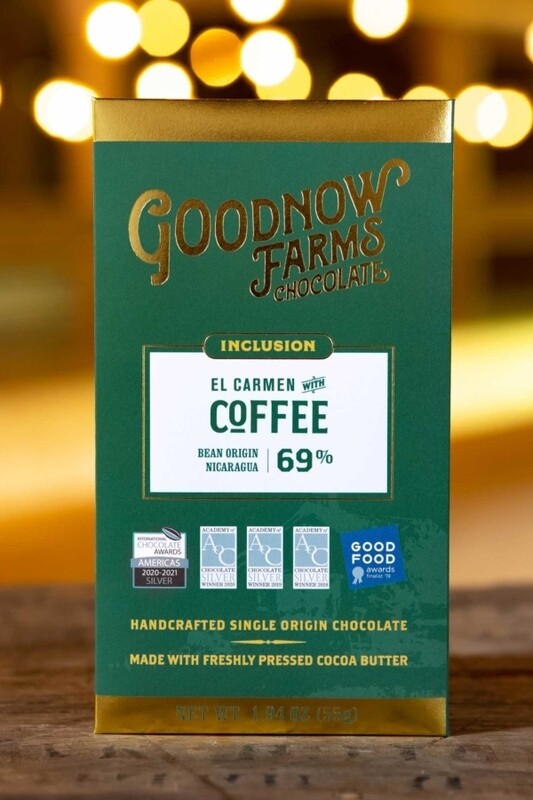 El Carmen w/ Coffee 69%,  Goodnow Farms-55g