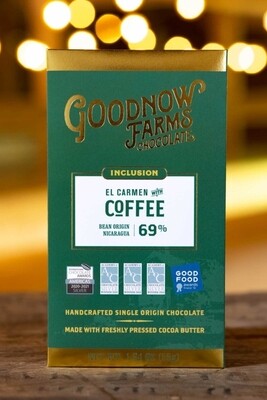 El Carmen w/ Coffee 69%,  Goodnow Farms-55g