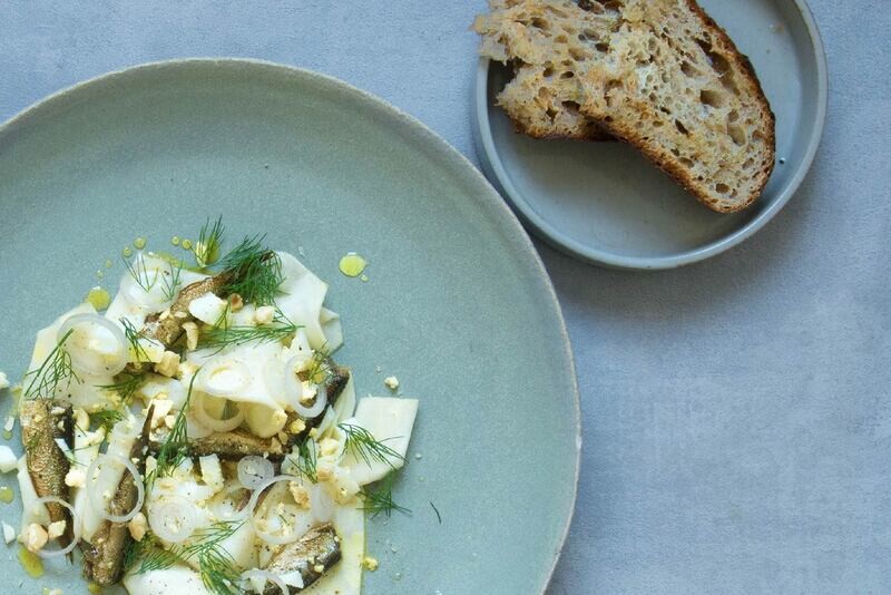 The Nordic Sardine No. 1, Smoked w/Heather &amp; Chamomile, Fangst-100g