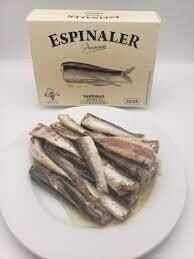 Baby Sardines in OO 20/25, Espinaler-125g